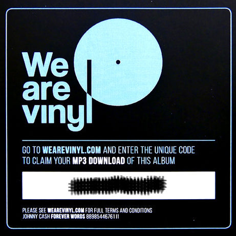 Various : Johnny Cash: Forever Words (2xLP, Album)