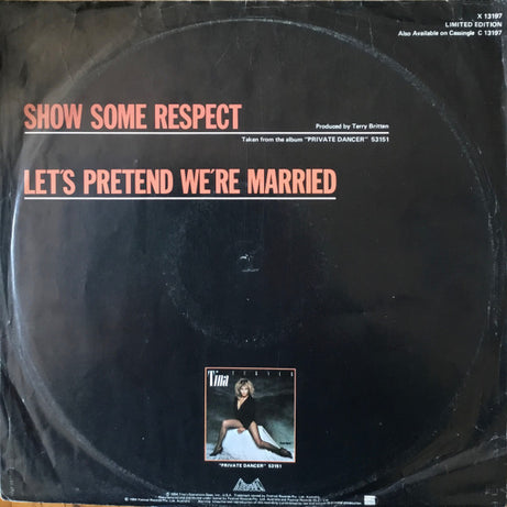 Tina Turner : Show Some Respect (12")
