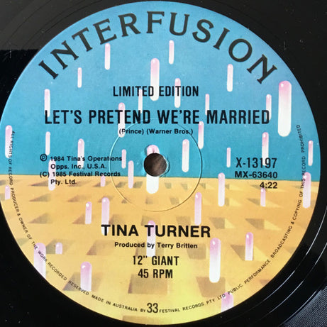 Tina Turner : Show Some Respect (12")