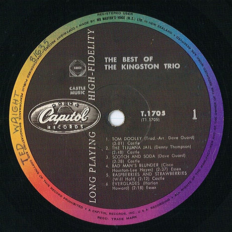 Kingston Trio : The Best Of The Kingston Trio (LP, Comp)
