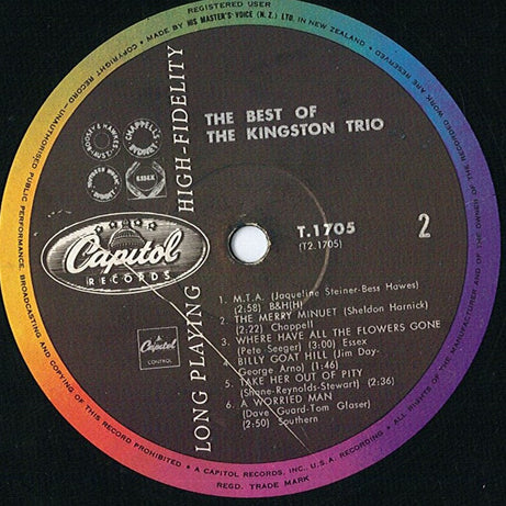 Kingston Trio : The Best Of The Kingston Trio (LP, Comp)