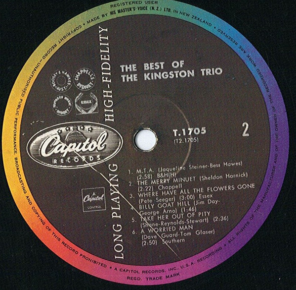 Kingston Trio : The Best Of The Kingston Trio (LP, Comp)