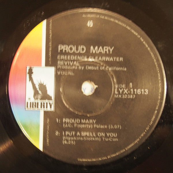 Creedence Clearwater Revival : Proud Mary (7", EP)