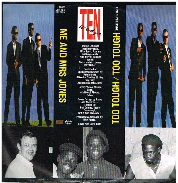 Ten Wedge : Me And Mrs Jones (12", Ltd)