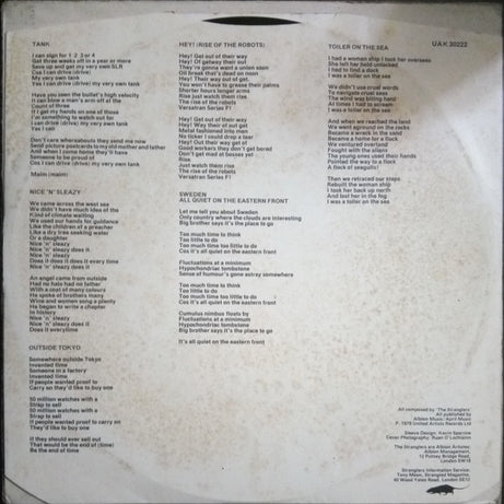 The Stranglers : Black And White (LP, Album)