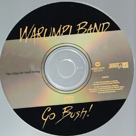 Warumpi Band : Go Bush! (CD, Album, RE, RP)