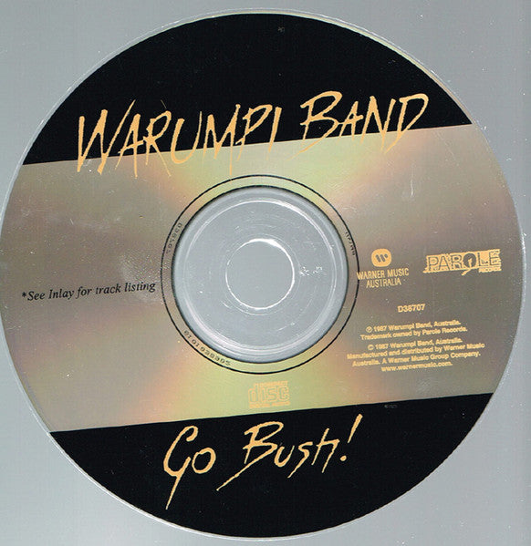 Warumpi Band : Go Bush! (CD, Album, RE, RP)