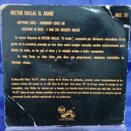 Hector Hallal "El Arabe" : Anything Goes  (7")
