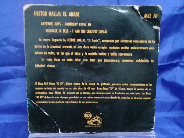 Hector Hallal "El Arabe" : Anything Goes  (7")