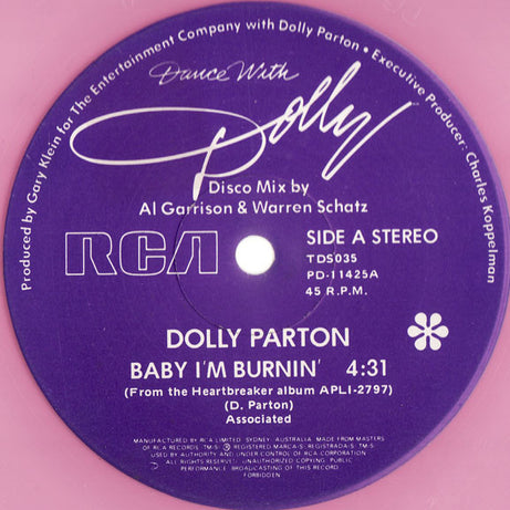 Dolly Parton : Dance With Dolly (12", Single, Pin)