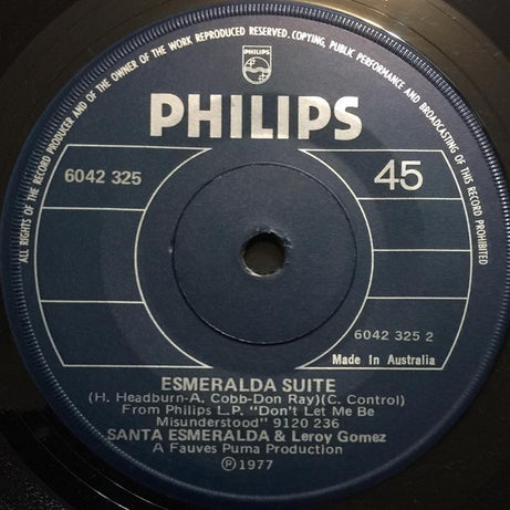 Santa Esmeralda And Leroy Gomez : Don't Let Me Be Misunderstood (7", Single, M/Print)
