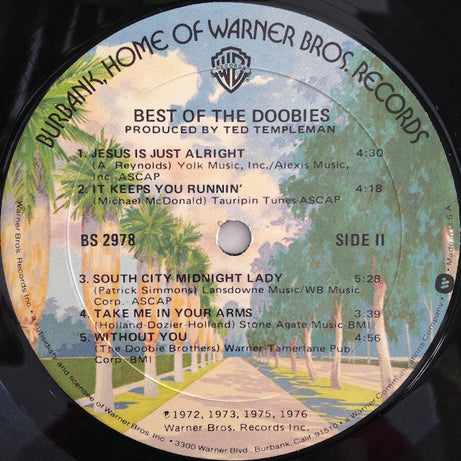 The Doobie Brothers : Best Of The Doobies (LP, Comp, Mon)