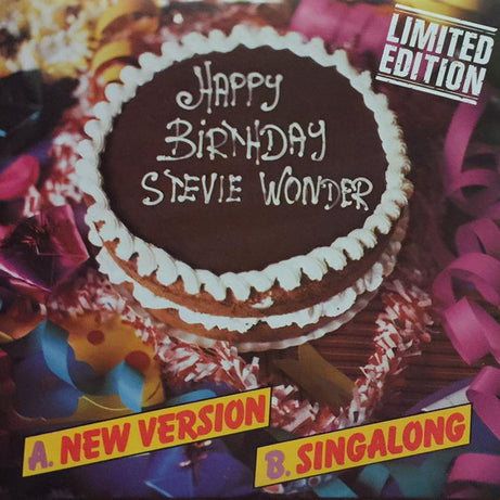 Stevie Wonder : Happy Birthday (7", Single, Lim)
