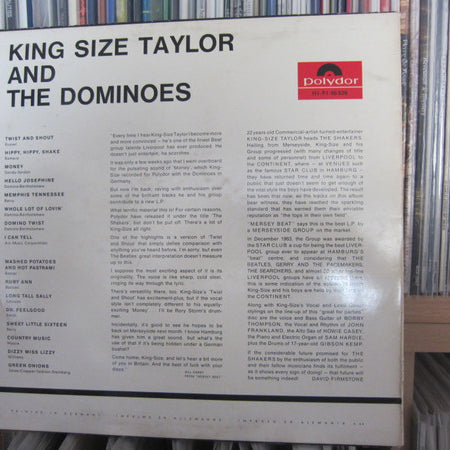 King Size Taylor & The Dominoes : Shakers' Twist Club With King Size Taylor And The Dominoes (LP, Mono)