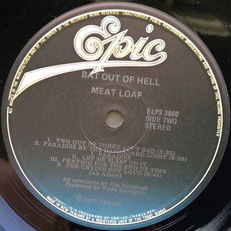 Meat Loaf : Bat Out Of Hell (LP, Album, RE)
