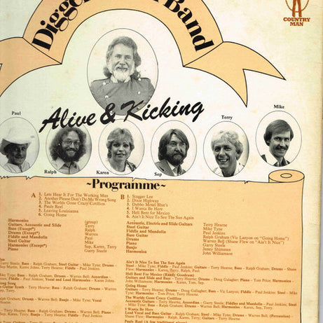 Digger Revell : Alive & Kicking (LP, Album)