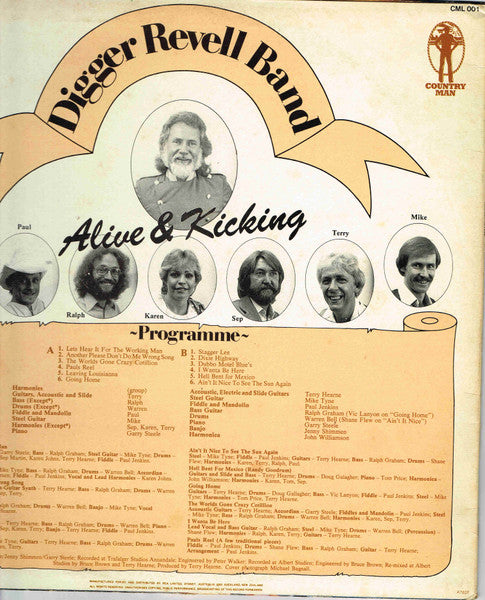 Digger Revell : Alive & Kicking (LP, Album)