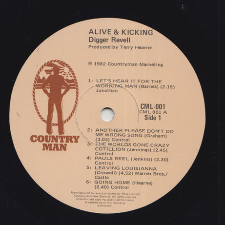 Digger Revell : Alive & Kicking (LP, Album)