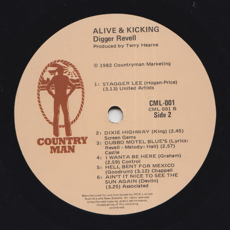 Digger Revell : Alive & Kicking (LP, Album)