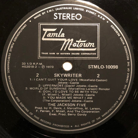 Jackson 5ive* : Skywriter (LP)