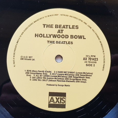 The Beatles : The Beatles At The Hollywood Bowl (LP, Album, RE)