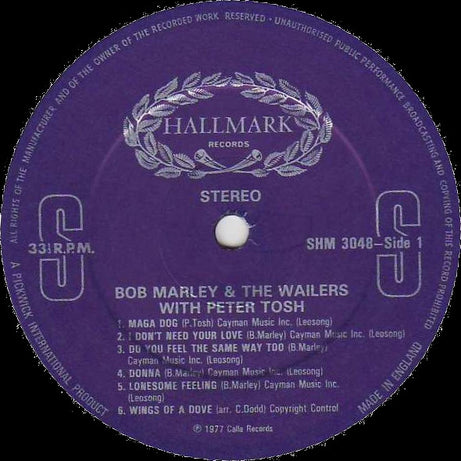 Bob Marley And The Wailers* With Peter Tosh : Bob Marley And The Wailers With Peter Tosh (LP, Comp)