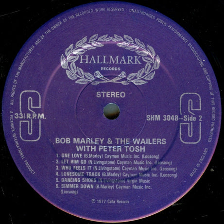 Bob Marley And The Wailers* With Peter Tosh : Bob Marley And The Wailers With Peter Tosh (LP, Comp)