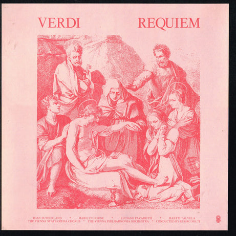 Giuseppe Verdi / Joan Sutherland •  Marilyn Horne •  Luciano Pavarotti •  Martti Talvela / Wiener Staatsopernchor •  Wiener Philharmoniker • Conducted By Georg Solti : Requiem (2xLP, Album, Club + Box)