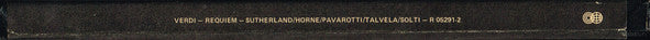 Giuseppe Verdi / Joan Sutherland •  Marilyn Horne •  Luciano Pavarotti •  Martti Talvela / Wiener Staatsopernchor •  Wiener Philharmoniker • Conducted By Georg Solti : Requiem (2xLP, Album, Club + Box)