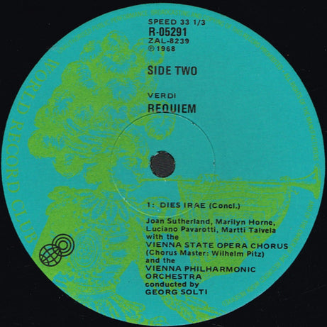 Giuseppe Verdi / Joan Sutherland •  Marilyn Horne •  Luciano Pavarotti •  Martti Talvela / Wiener Staatsopernchor •  Wiener Philharmoniker • Conducted By Georg Solti : Requiem (2xLP, Album, Club + Box)