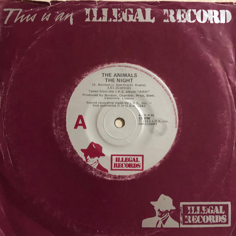 The Animals : The Night (7", Single)