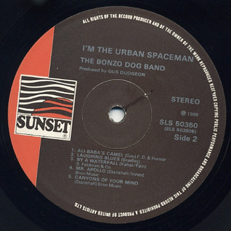 Bonzo Dog Band* : I'm The Urban Spaceman (LP, Album, RE)