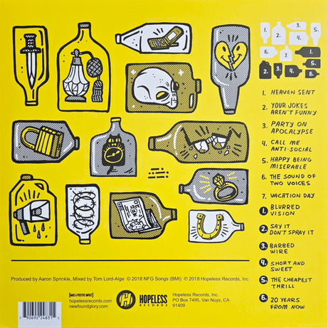 New Found Glory : Makes Me Sick Again (LP, Album, Ltd, RE, Blu)