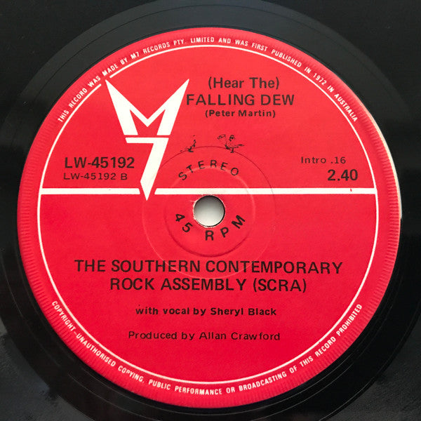 Southern Contemporary Rock Assembly : Sydney Born Man (7", Single)