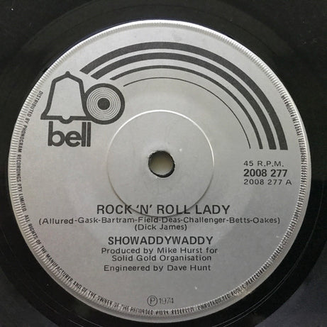 Showaddywaddy : Rock 'N' Roll Lady (7", Single)