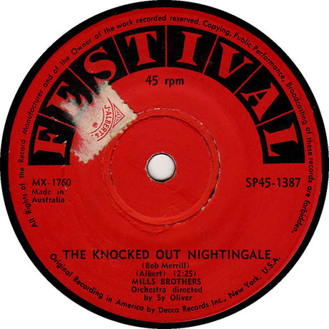 The Mills Brothers : In De Banana Tree / The Knocked Out Nightingale (7")
