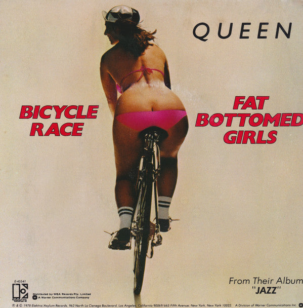 Queen : Bicycle Race / Fat Bottomed Girls (7", Single)