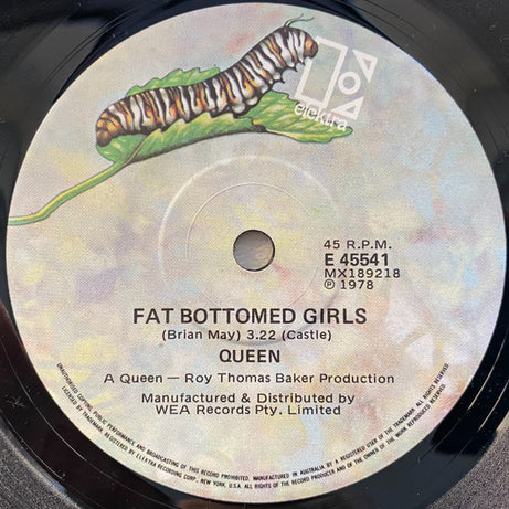 Queen : Bicycle Race / Fat Bottomed Girls (7", Single)