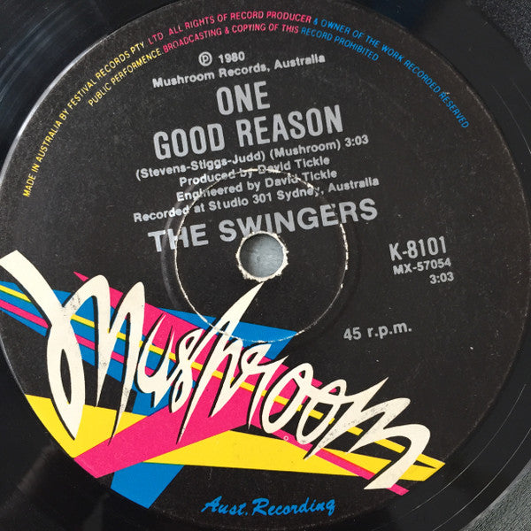 The Swingers : Counting The Beat (7", Single)