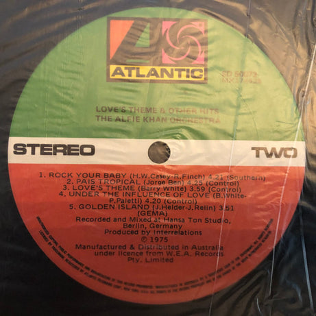 Alfie Khan Orchestra* : Love's Theme And Other Hits (LP, Album)