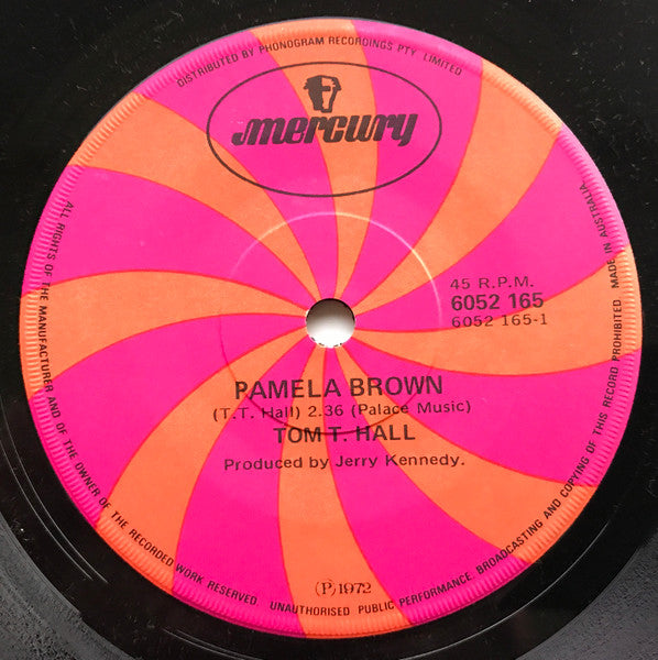 Tom T. Hall : Pamela Brown (7", Single)