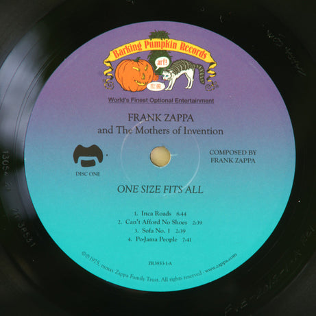 Frank Zappa And The Mothers Of Invention* : One Size Fits All (LP, Album, RE, RM, 180)