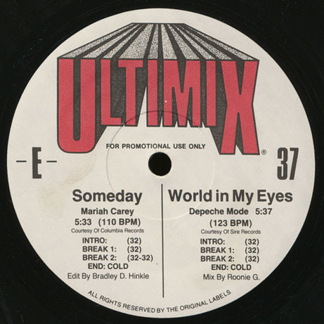 Various : Ultimix 37 (3x12", Comp, Promo)