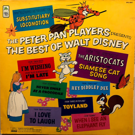 Peter Pan Players : The Best Of Walt Disney (LP, Comp)