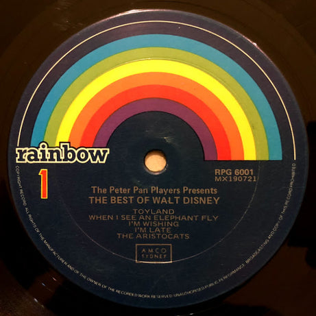 Peter Pan Players : The Best Of Walt Disney (LP, Comp)