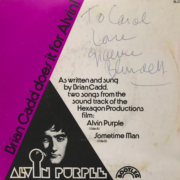Brian Cadd : Alvin Purple (7", Single)