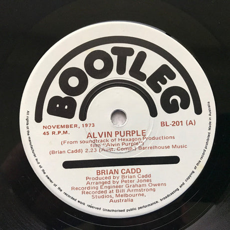Brian Cadd : Alvin Purple (7", Single)