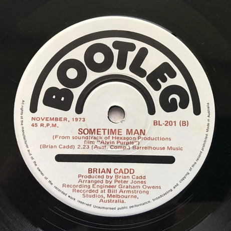 Brian Cadd : Alvin Purple (7", Single)