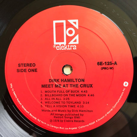 Dirk Hamilton : Meet Me At The Crux (LP, Album, PRC)