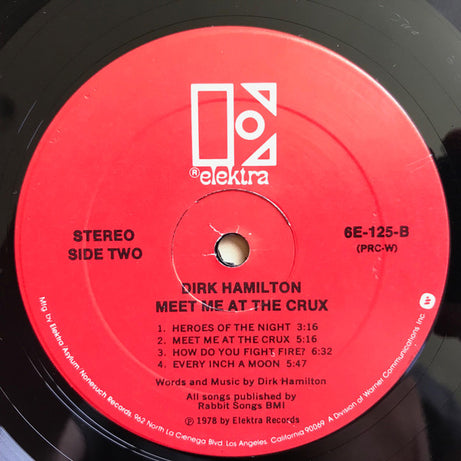 Dirk Hamilton : Meet Me At The Crux (LP, Album, PRC)